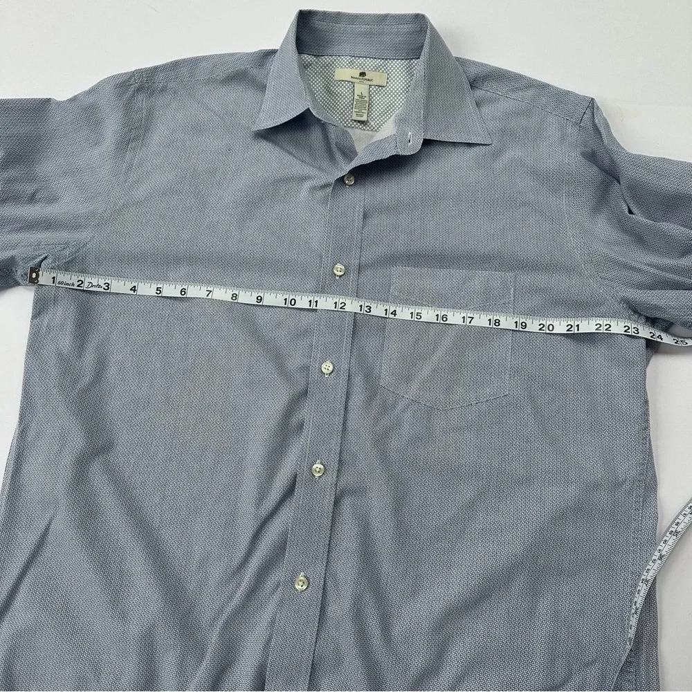 Men’s Organic Cotton Banana Republic Long Sleeve Shirt Size Large 😎​​​